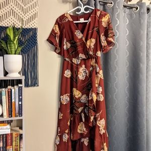A New Day Midi wrap dress